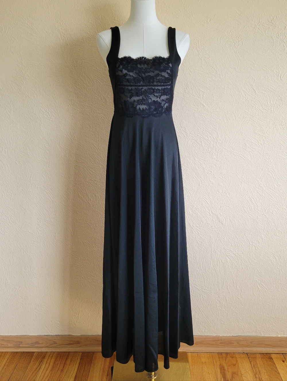 Blanche By Ralph Montenero | Black Nylon Palazzo Jumpsuit